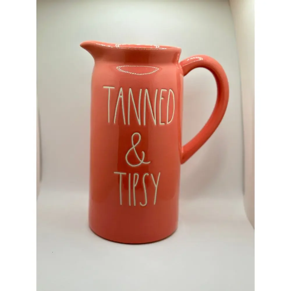 Rae Dunn Tanned & Tipsy Pitcher